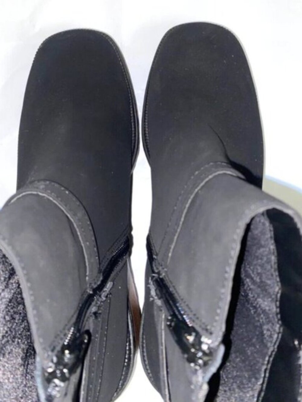 Bamboo Affirm Lug Sole Bootie Women's Boot Black Size 10 - Picture 7 of 7